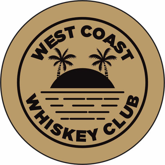 West Coast Whiskey Club: Artisanal Whiskey Coasters - Set of 4