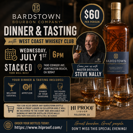 🥃🥃 Bardstown Dinner with Master Distiller Steve Nally 🥃🥃