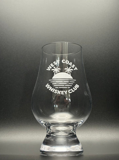 West Coast Whiskey Club: Signature Glencairn Glasses - Elevate Your Tasting Experience