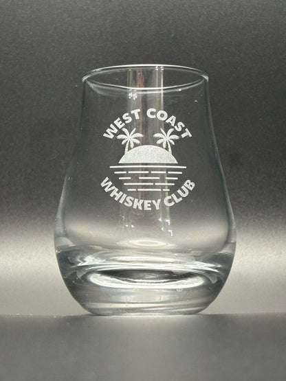 West Coast Whiskey Club Spey Dram Glasses