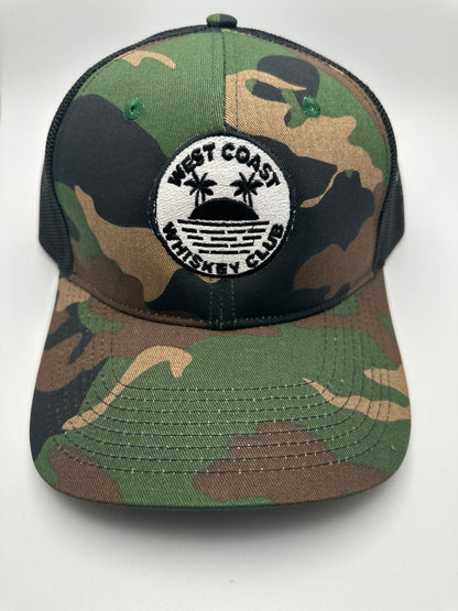West Coast Whiskey Club: Premium Trucker Mesh Snapback Hats