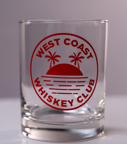 West Coast Whiskey Club: Premium Whiskey Rocks Glass - Chill in Style