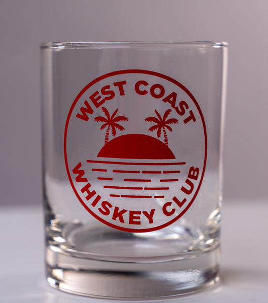 West Coast Whiskey Club: Premium Whiskey Rocks Glass - Chill in Style